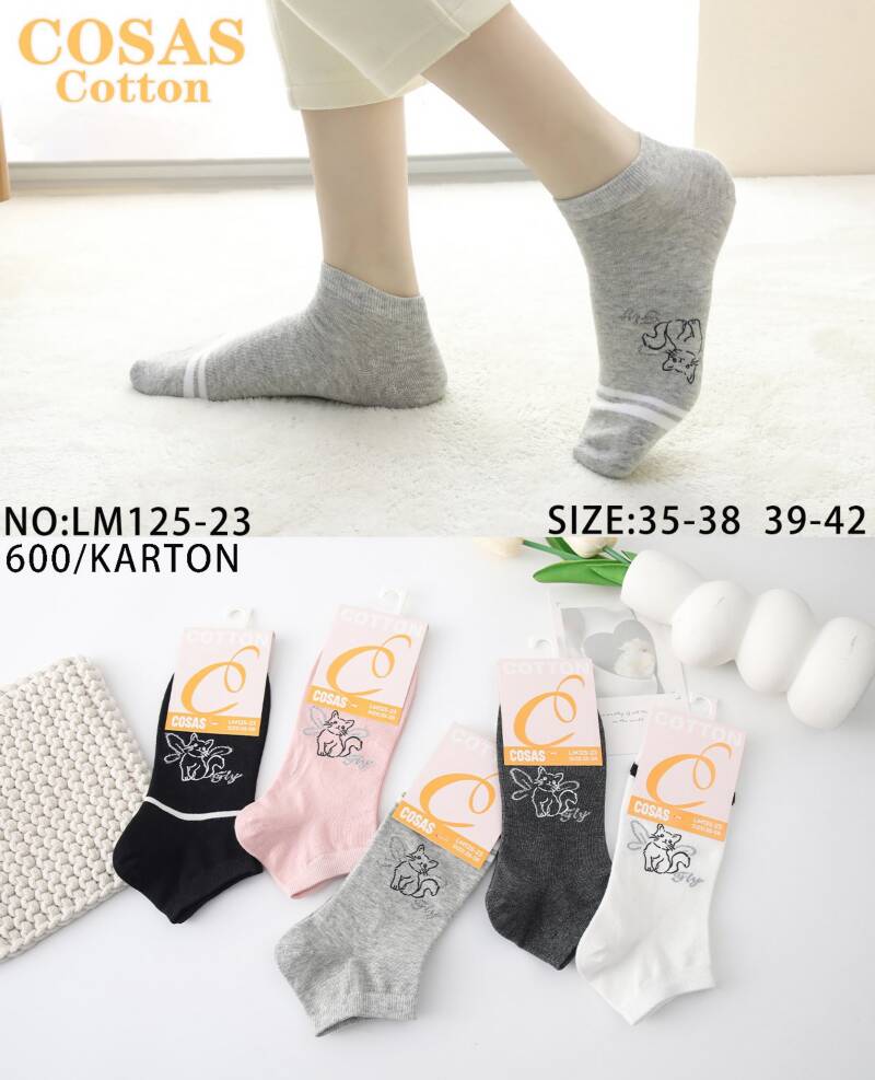 Skarpety damskie Roz 35-42, Mix kolor Paczka 40 szt